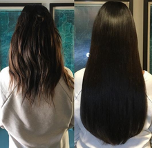 Load image into Gallery viewer, DARK ESPRESSO (3) CLIP IN 14" HAIR EXTENSIONS 100% HUMAN REMY HAIR 110G/240G