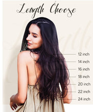 Load image into Gallery viewer, GOLDEN BLONDE (27/613) CLIP IN 14" HAIR EXTENSIONS 100% HUMAN REMY HAIR 110G/240G