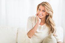 Load image into Gallery viewer, EUROPEAN TAPE HAIR EXTENSIONS 18 INCH 9A HIGH GRADE SANDY BLONDE (18/613)