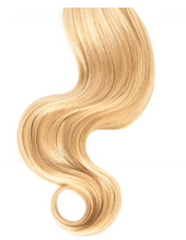 Load image into Gallery viewer, GOLDEN BLONDE (27/613) CLIP IN 14" HAIR EXTENSIONS 100% HUMAN REMY HAIR 110G/240G