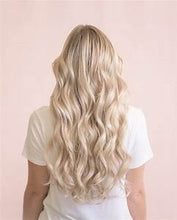Load image into Gallery viewer, SANDY BLONDE (18/613) CLIP IN 22" HAIR EXTENSIONS 100% HUMAN REMY HAIR 110G/240G
