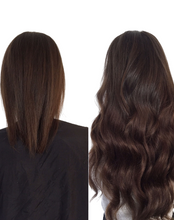 Load image into Gallery viewer, EUROPEAN TAPE HAIR EXTENSIONS 22 INCH 9A HIGH GRADE CHOCOLATE BROWN (4)
