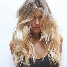 Load image into Gallery viewer, EUROPEAN TAPE HAIR EXTENSIONS 18 INCH 9A HIGH GRADE SOMBRE SANDY BLONDE (18/613)
