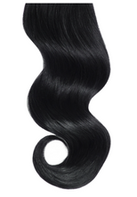 Load image into Gallery viewer, NATURAL BLACK (1) CLIP IN 14&quot; HAIR EXTENSIONS 100% HUMAN REMY HAIR 110G/240G
