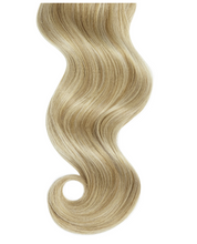 Load image into Gallery viewer, SANDY BLONDE (18/613) CLIP IN 18&quot; HAIR EXTENSIONS 100% HUMAN REMY HAIR 110G/240G
